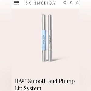 NEW SKINMEDICA HA⁵ Smooth and Plump Lip System